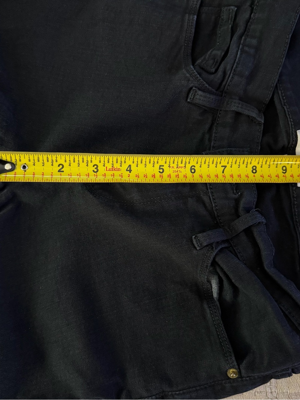 FRAME jeans Le Skinny de Jeanne size 26 Film Noir Black Stretch Skinny Made USA - Picture 7 of 10